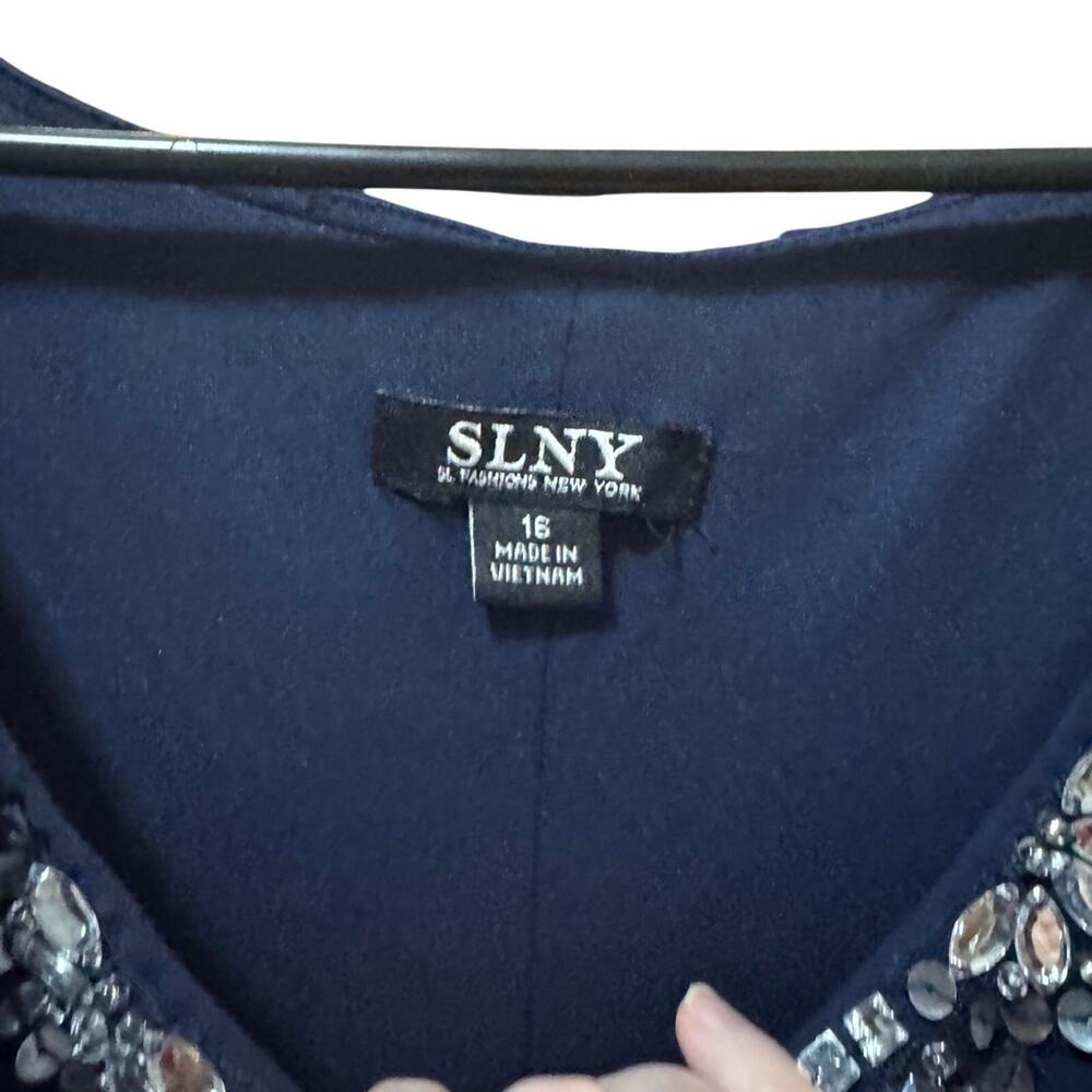 SLNY ruffle dress size 16 - Picture 4 of 9